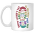Thank you For Stepping Into And Becoming The Dad, You Didn't Here To Be, Father's Day Gift White Mug