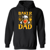 Baker Dad, Chef Dad, Father's Day, Cook With Heart Pullover Hoodie