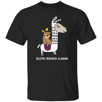 Llama And Sloth, Alpacas Lover, Funny Llama, Best Llama, Best Sloth Unisex T-Shirt
