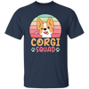 Corgi Squad, Retro Corgi, Groovy Corgi, Lovely Corgi Unisex T-Shirt