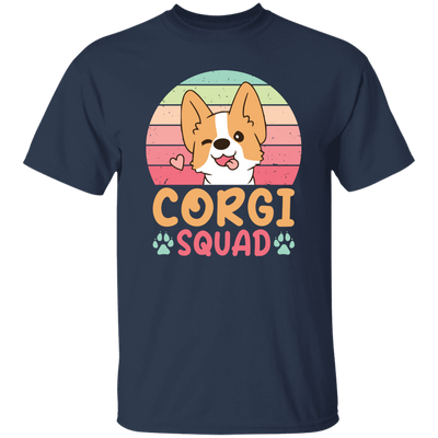 Corgi Squad, Retro Corgi, Groovy Corgi, Lovely Corgi Unisex T-Shirt