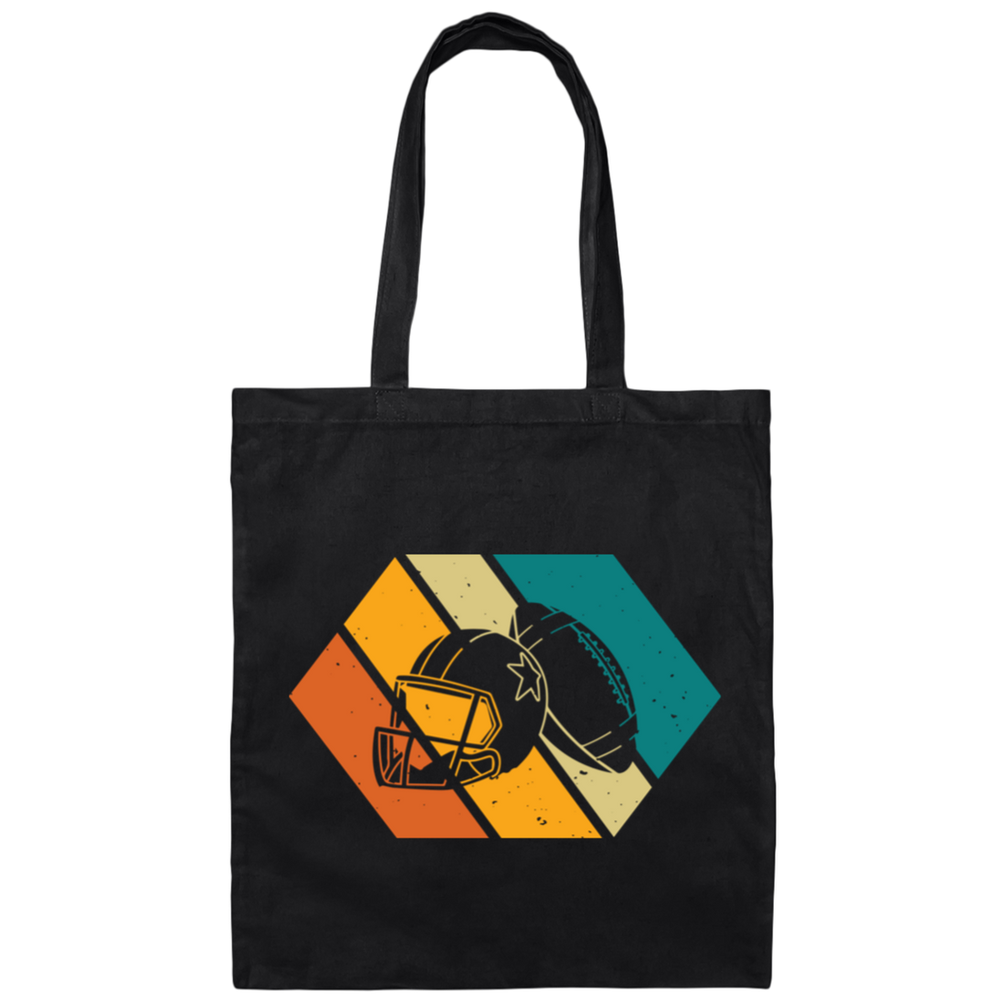 Retro American Football, Love Football, Best Of American Football Canvas Tote Bag