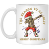 Horror Christmas, Halloween Mixed Christmas, Merry Xmas White Mug