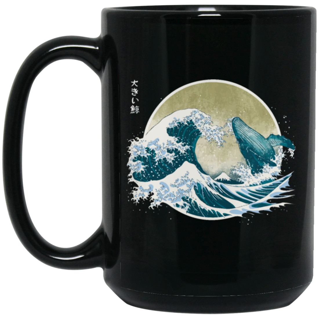 The Great Wave Off Kanagawa, Ramen Lover, Otaku Anime Black Mug