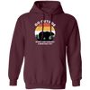 Vintage Bear Go Outside, Be Careful Wildlife, Bear Kill You Pullover Hoodie