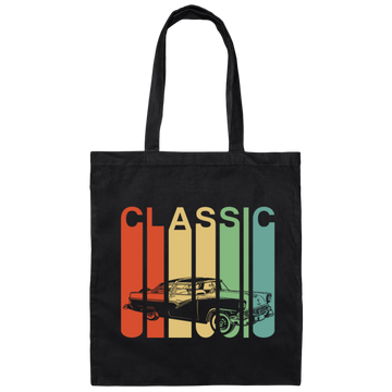 Classic Car American Automobile Vintage Car Gift Canvas Tote Bag