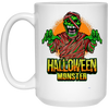 Halloween, Happy Halloween, Halloween Monster White Mug