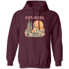 Cowboy Lover Gift, Cowgirl Life In Desert, Long Live Cowgirl Pullover Hoodie