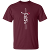 Faith, Love Jesus, Love My Faith, Christian Lover-white Unisex T-Shirt