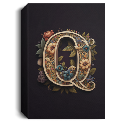 Q Letter, Gift For Who Named Q Letter, Classic Q Gift Canvas