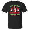 Home Is Where My Bunch Of Gnome Are, Merry Christmas Unisex T-Shirt