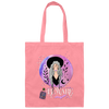 Beware, Mystery Girl, Love The Moon And Stars, Blink Background Canvas Tote Bag