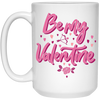 Be My Valentine, Love Valentine, Valentine Gift, Pink Heart, Valentine's Day, Trendy Valentine White Mug