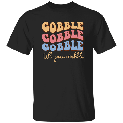 Gobble Till You Wobble, Turkey_s Day, Groovy Turkey Unisex T-Shirt