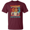 1983 Limited Edition, Vintage Cassette, 1983 Birthday Unisex T-Shirt