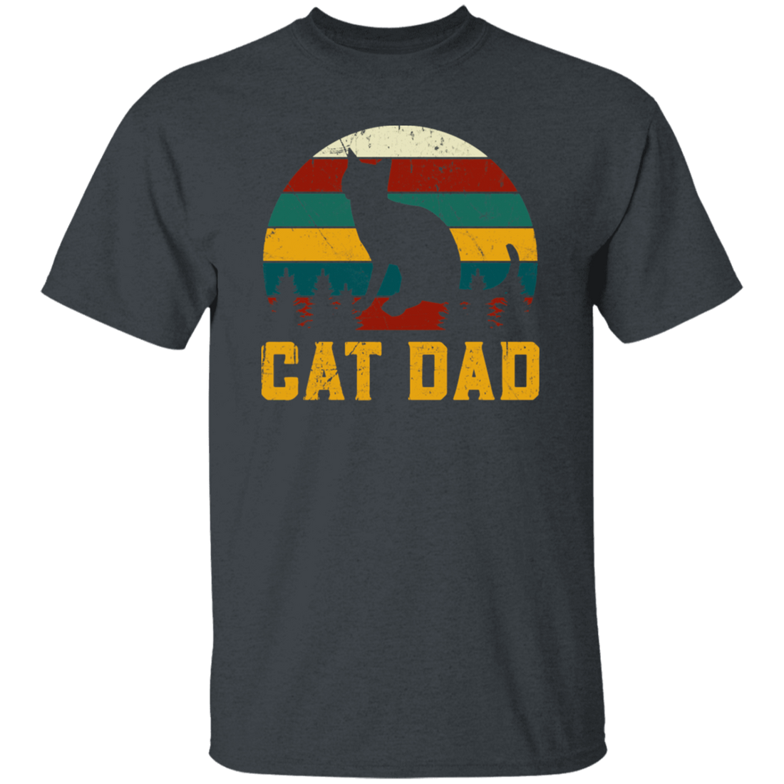 Cat Lover, Retro Cat Dad, Kitten Love Gift, Vintage Cat, Best Of Meow Unisex T-Shirt