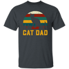 Cat Lover, Retro Cat Dad, Kitten Love Gift, Vintage Cat, Best Of Meow Unisex T-Shirt