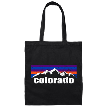 Colorado Berg America's Most Mountainous State Canvas Tote Bag