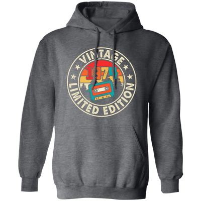 Vintage 1974, Limited Edition, Retro 1974, Cassette Lover Pullover Hoodie