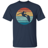 Surfing Distressed Beach, Vintage Surfer, Retro Surf Unisex T-Shirt