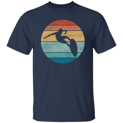 Surfing Distressed Beach, Vintage Surfer, Retro Surf Unisex T-Shirt