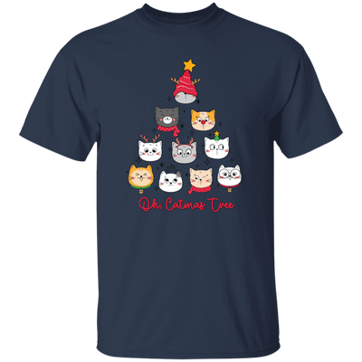 Catmas Tree, Merry Catmas, Cute Cat, Merry Christmas, Trendy Christmas Unisex T-Shirt