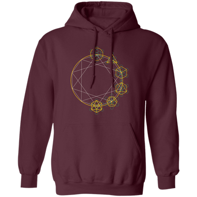 Abstract Geometric, Geometric Element, Foreign Material Pullover Hoodie