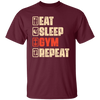 Eat Sleep Gym Repeat, Retro Gym, Do The Gym, Do The Fitness Unisex T-Shirt