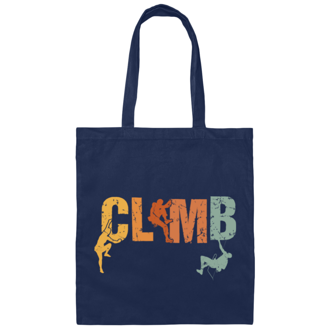 Retro Climb, Love To Climb, Climber Gift, Best Climb Ever, Best Sport, Climb Vintage Canvas Tote Bag