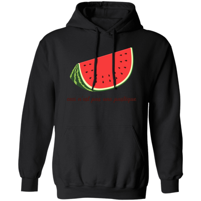 Ceci N'est Pas Une Pasteque, This Is A Watermelon Pullover Hoodie