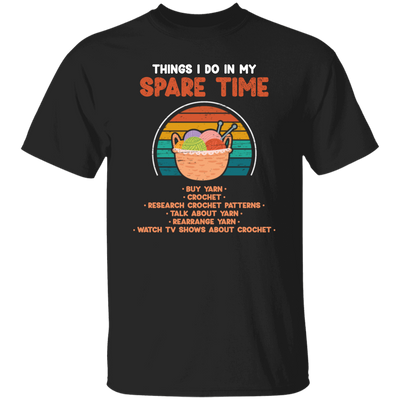 Things I Do In My Spare Time, Retro Knitting, Quilt Vintage Unisex T-Shirt