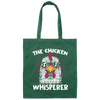 Love Chicken, Retro Chicken Gift, The Chicken Whisperer, Animal Lover Gift Canvas Tote Bag