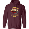 Carry On My Wayward Son, Red Car, Classic Car Pullover Hoodie