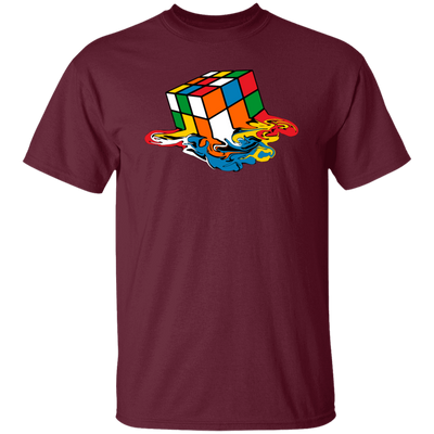 Melting Rubik's Cube, Cube Toy, Rubik Fan, Love Rubik, Cube Player Gift Unisex T-Shirt