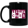 Chess Lover Gift, Chess Periodic Table, Queen Runner, Queen Chess Black Mug