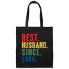 Bes  Husband Since 1989, Wedding Gift, 1989 Anniversary Gift Canvas Tote Bag