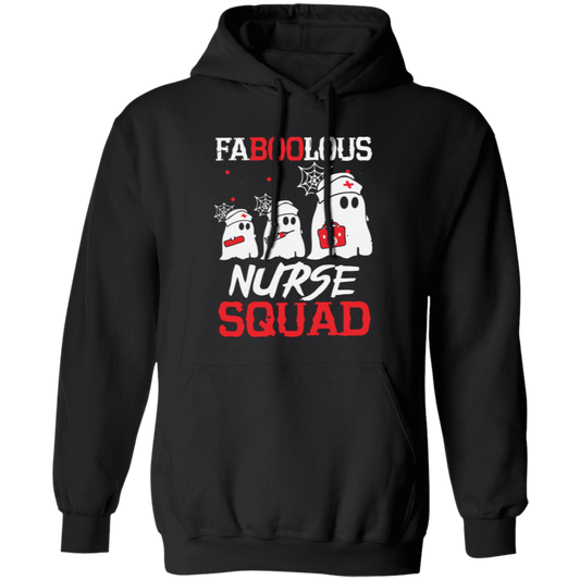 Our Boo Ghost Nurse Hoodie is a must-have for any Halloween celebration. The pullover hoodie features Faboolous Nurse Squad and Nurse Squad Halloween designs, making it trendy and perfect for the spooky season.