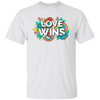 Love Wins, Rainbow Love, Flower Love, Colorful Love Unisex T-Shirt