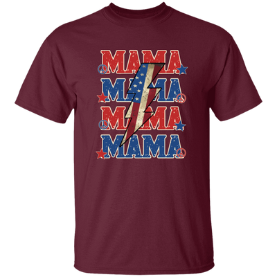 Mama American, Flash American, Peace And Star American Unisex T-Shirt