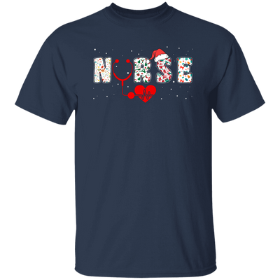 Nurse Christmas, Love Nurse, Love Christmas, Xmas Pattern Unisex T-Shirt