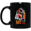 Best Truckin Dad Ever, Awesome Dad, Love Truck Gift, Best Truck Black Mug