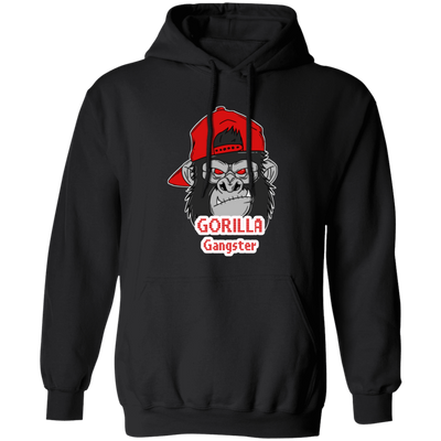 Gorilla Gangster, Best Gorilla, Cool Gorilla, Funny Gangster Gorilla Pullover Hoodie