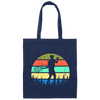 Retro Tennis, Tennis Coach Gift Canvas Tote Bag