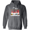 Gnome Xmas, Set Of Gnome, Cute Gnome, Xmas Lights, Merry Christmas, Trendy Christmas Pullover Hoodie