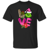 Love Grinch, Pink Grinch, Funny Love Grinch, Trendy Grinch, Merry Christmas, Trendy Christmas Unisex T-Shirt