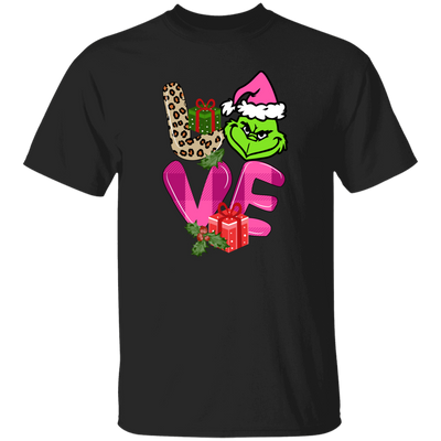 Love Grinch, Pink Grinch, Funny Love Grinch, Trendy Grinch, Merry Christmas, Trendy Christmas Unisex T-Shirt