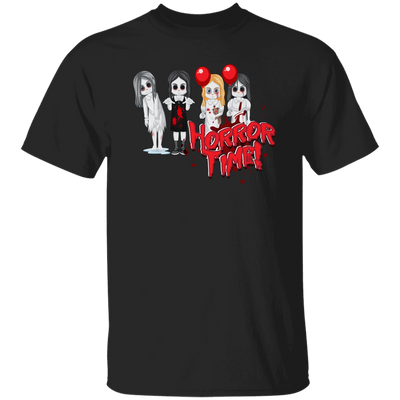 Horror Time, Horror Nigth, Happy Halloween, Cute Ghost Unisex T-Shirt