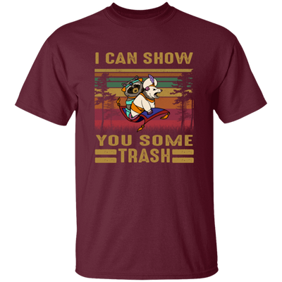 I Can Show You Some Trash Vintage, Retro Raccoon, Beer And Racoon Unisex T-Shirt