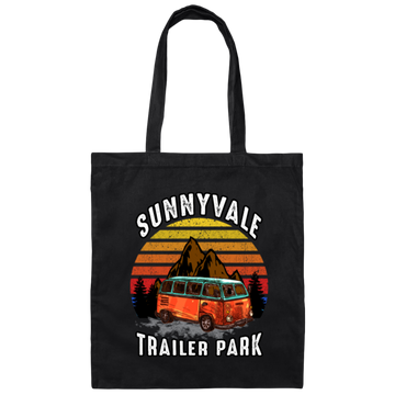 Retro Sunnyvale Trailer Park Essential Vintage Canvas Tote Bag