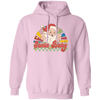 Santa Baby, Santa Claus, Merry Christmas, Groovy Christmas Pullover Hoodie